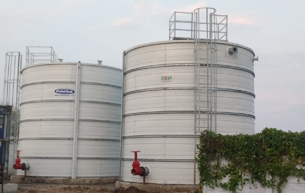 DM water storage tanks Manufacturer and supplier In Pune COEP